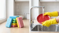 Wat betekenen de kleuren van afwassponzen? Het is belangrijk, maar slechts weinig mensen weten het
